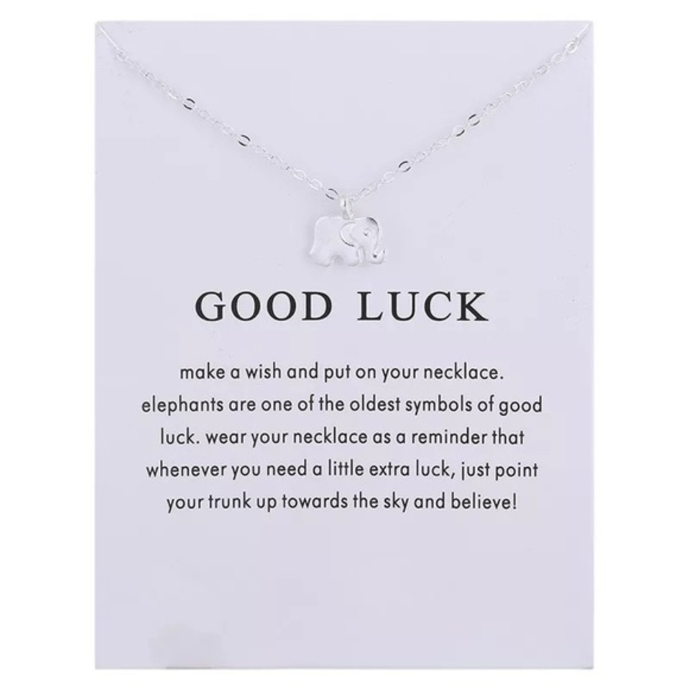 3/$30 ๐ค Good Luck Elephant Necklace - Picture 1 of 1
